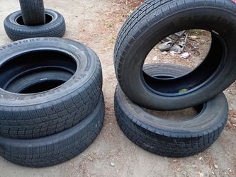 Full set of used 17s tires