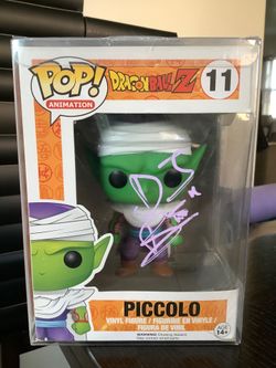 Piccolo #11 autographed funko pop