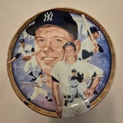 Mickey Mantle Collectors Plate