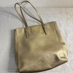 Michael Kors gold tote 
