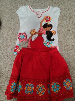2 Piece Elena of Avalor Outfit