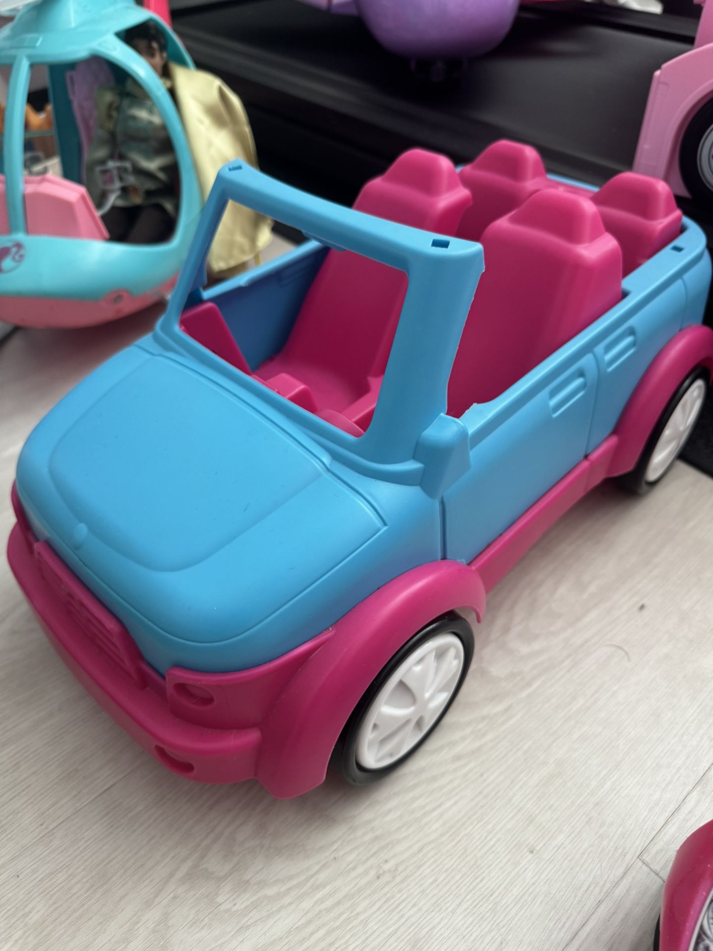 Barbie doll Jeep truck