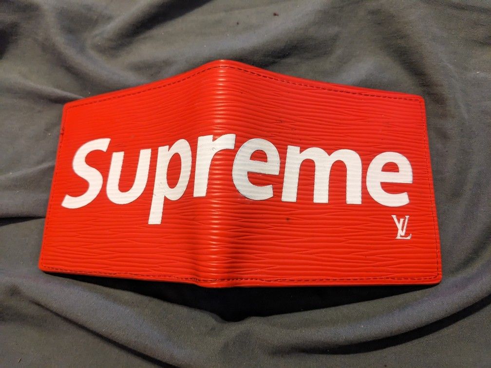 Supreme x Louis Vuitton Red Bifold Wallet