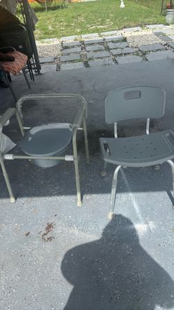 Tub Chair and Portable Toilet