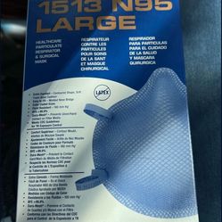 New Box of 20 Moldex 1513 N95 Respirator Masks - Large