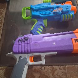 2 Nerf Gun One Is Fortnight  Nerf Gun The Other  Is sccutfire  Nerf  Gun
