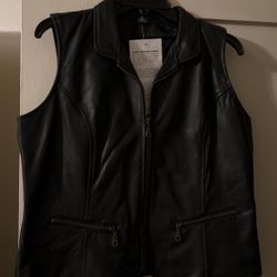 Women’s Leather Vest