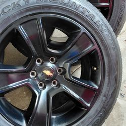 20s CHEVY GMC RIMS TIRES 6LUGS 6X5.5 