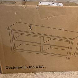 58” Wood TV Console Black Walker Edison