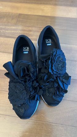 SCB Floral Slip-On Sneakers