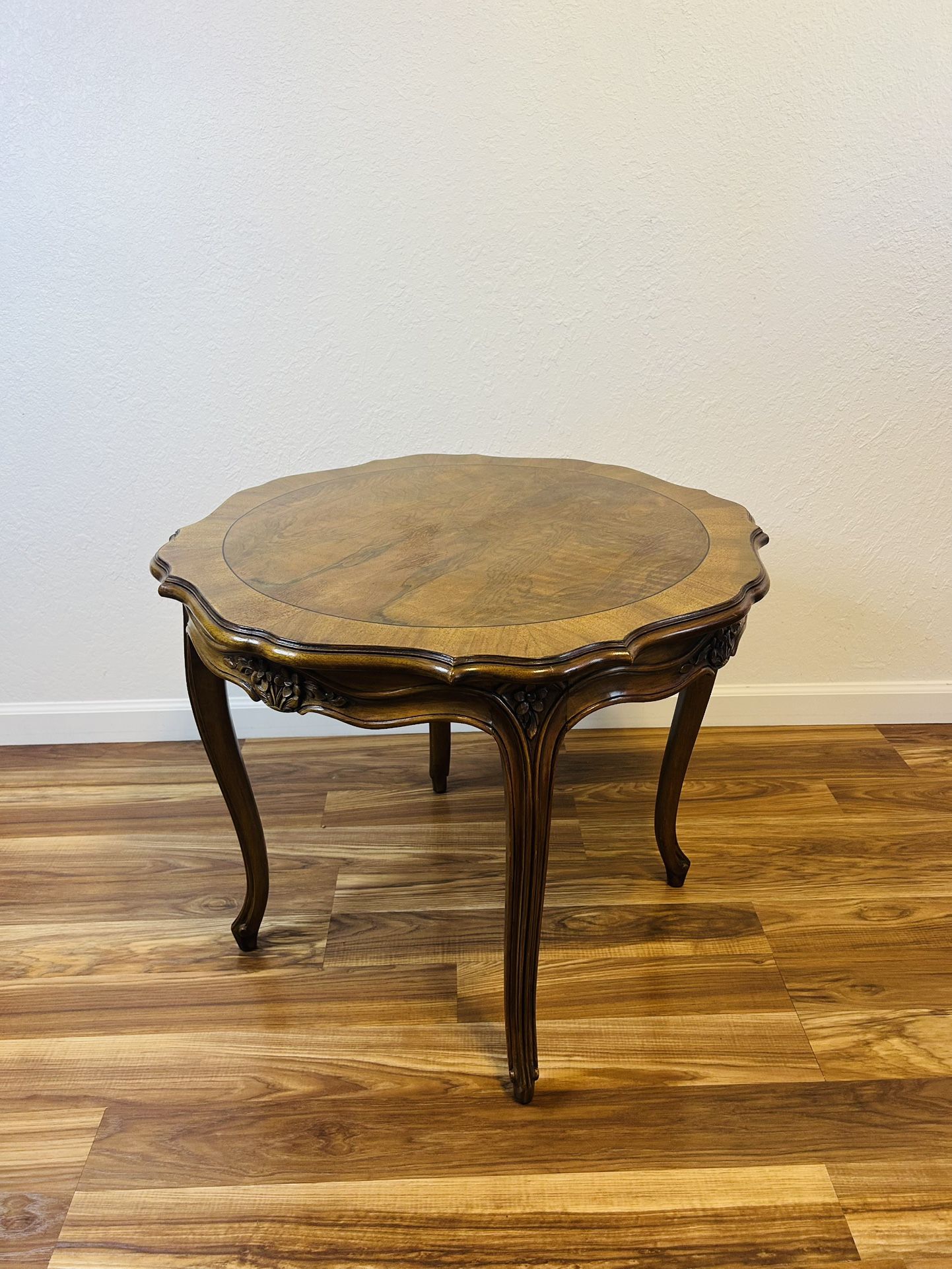 Vintage coffee or accent table by Karges Furniture 1886