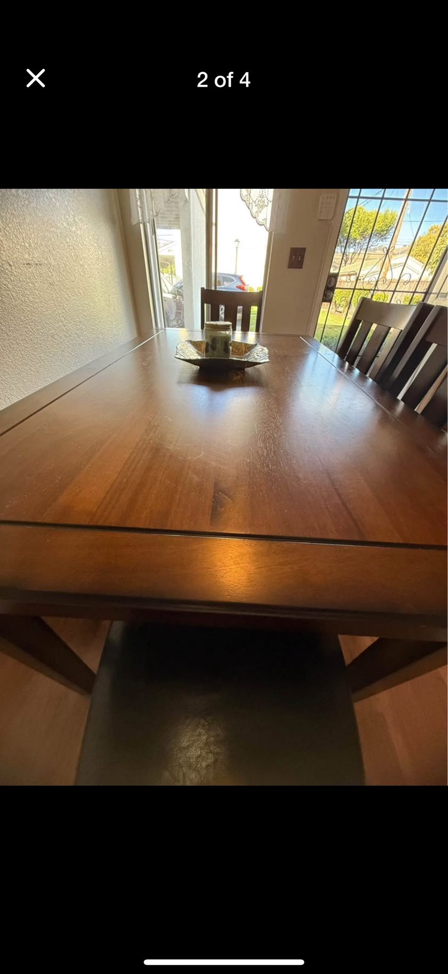Table Set With Bench
