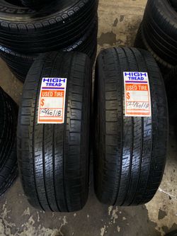 Goodyear pair used tires 225/60/18
