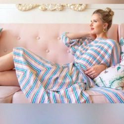 J. Crew Stripped Dress M-8/10