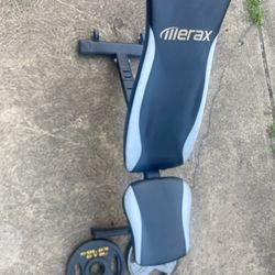 Weights And Foldable Bench Delivery Available 