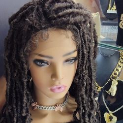 faux locs braid lace 1b/30