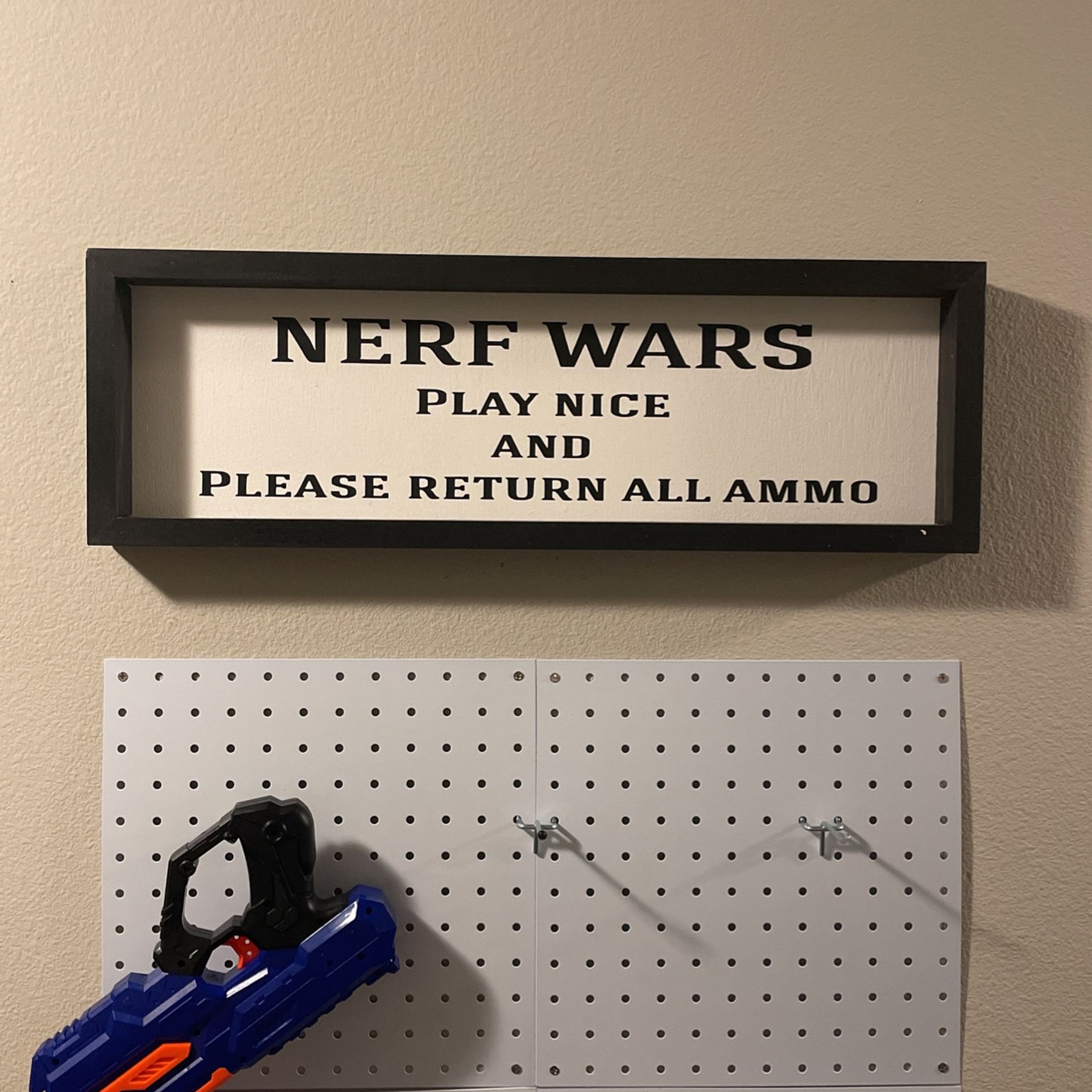 Nerf Wars Sign