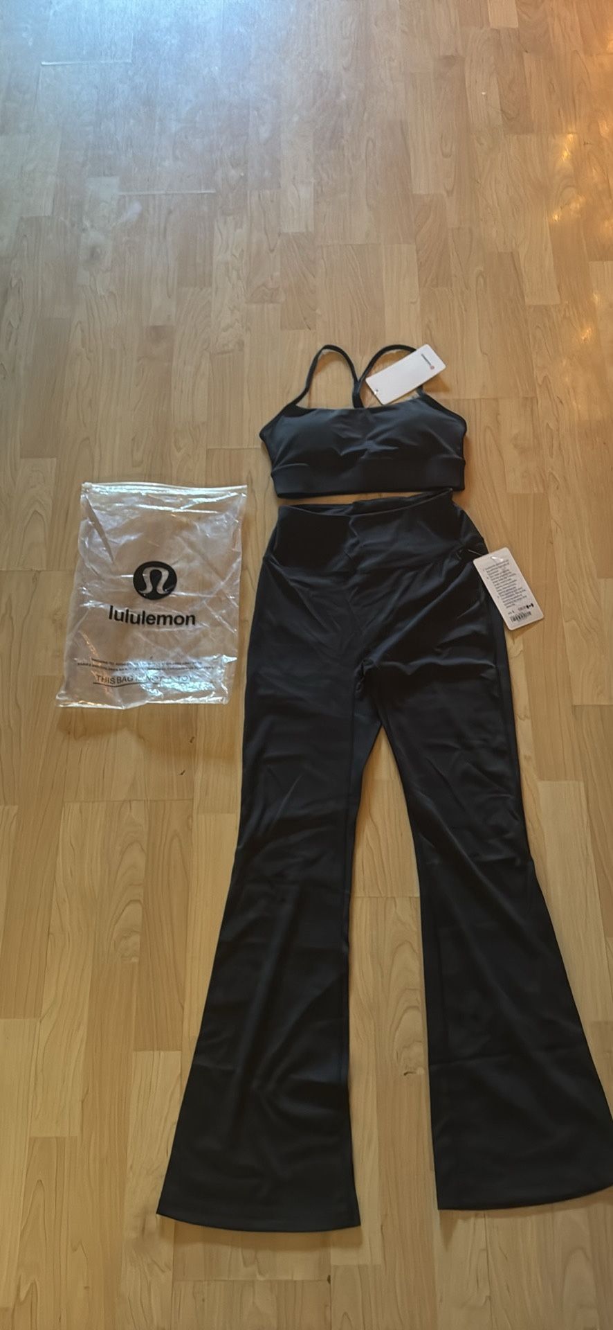 Lulu Top Bottom Set, Black Camo