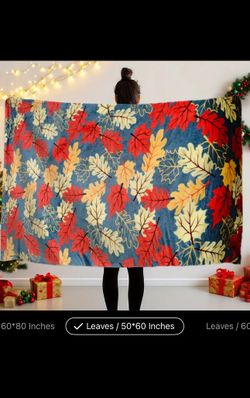 New Fall Leaves blanket 
