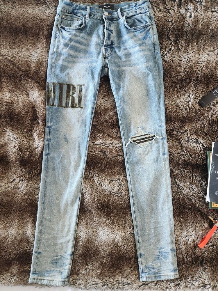 Amiri Army Camo Jeans