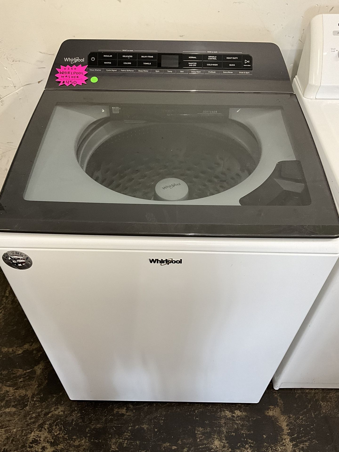 USED WHIRLPOOL WASHER