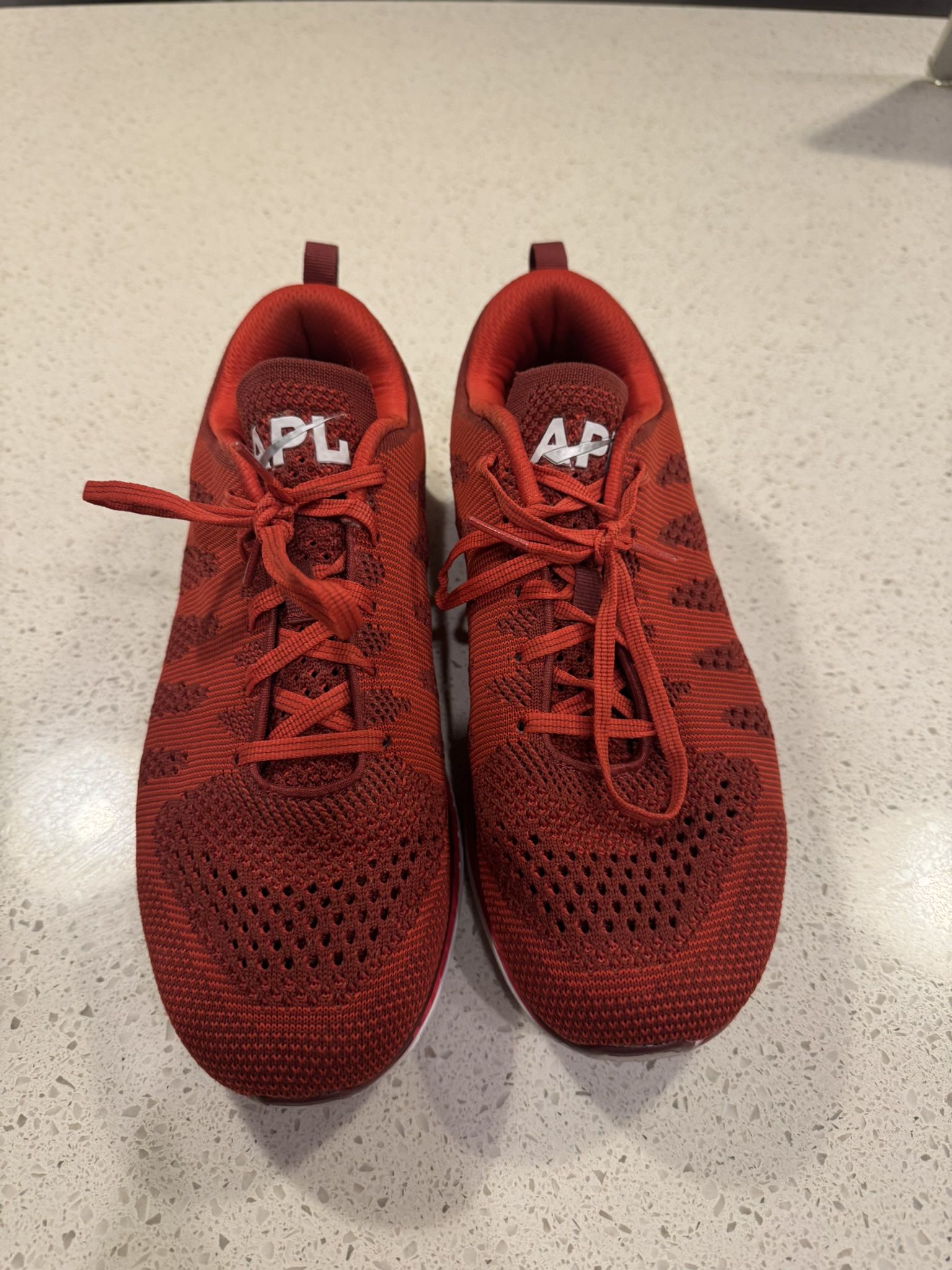 APL Men Techloom Pro Sneaker Size 9/W10.5 Red Like New