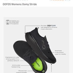 OOFOS Womens Oomy Stride Size 10