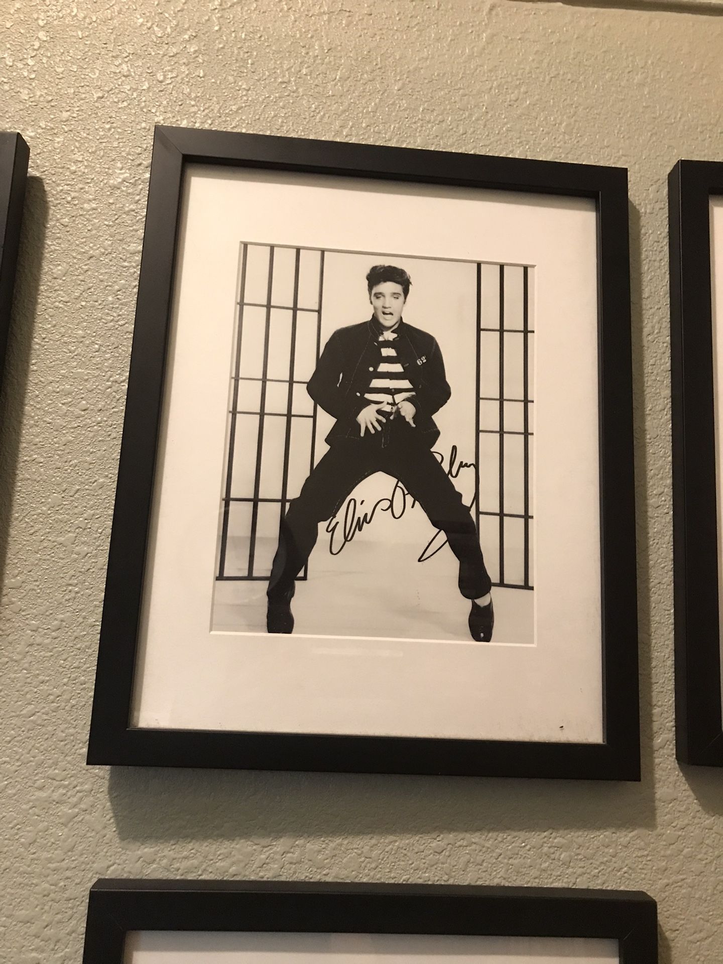 Elvis Presley Jail House Rock Signed Framed & Matted