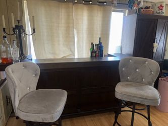 VELVET BAR STOOLS