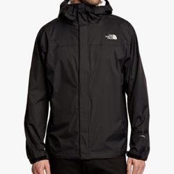 The North Face HyVent Black Full Zip Hooded Jacket Coat Mens Large Ski & Rain. Make an offer!