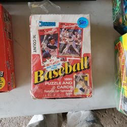 Sealed Donruss 1990 Baseball Cards