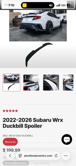WRX Duckbill Spoiler