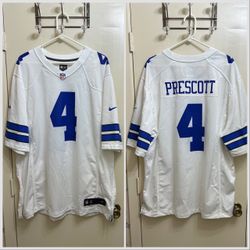 Nike Dallas Cowboys #4 Prescott Jersey Size 2XL
