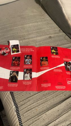 Trading Coca Cola sticker trading Jefferson my book what I need or cash