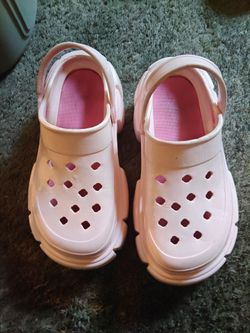 Chunky Platform Clogs Women's Size 8 Pink