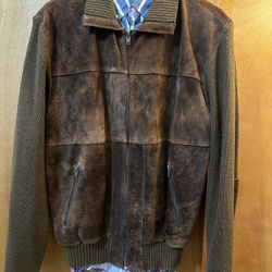 Men’s Genuine Leather Jacket Size M