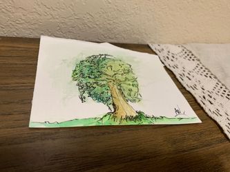 Tiny tree painting