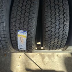 255/70/17 Two New Tires Good Years Wrangler All Terrain 