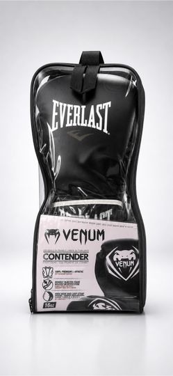 Everlast 16oz Boxing Gloves + Everlast Case (Brand New)
