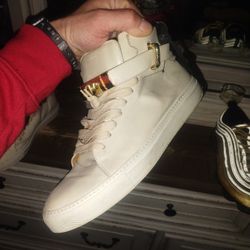 Men's Buscemi 100MM Leather Sneakers