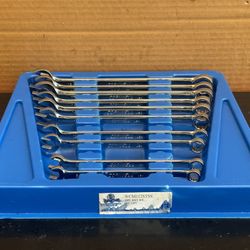 Cornwell Tools WCM112STSS - 10 Piece Metric Combination Wrench Set, 12-Point #8-9-11-12-14-15-16-17-18 and 19mm Missing #10 and 13mm