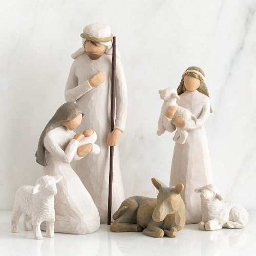 Pending P/U Willow Tree Nativity And 3 Wise Men