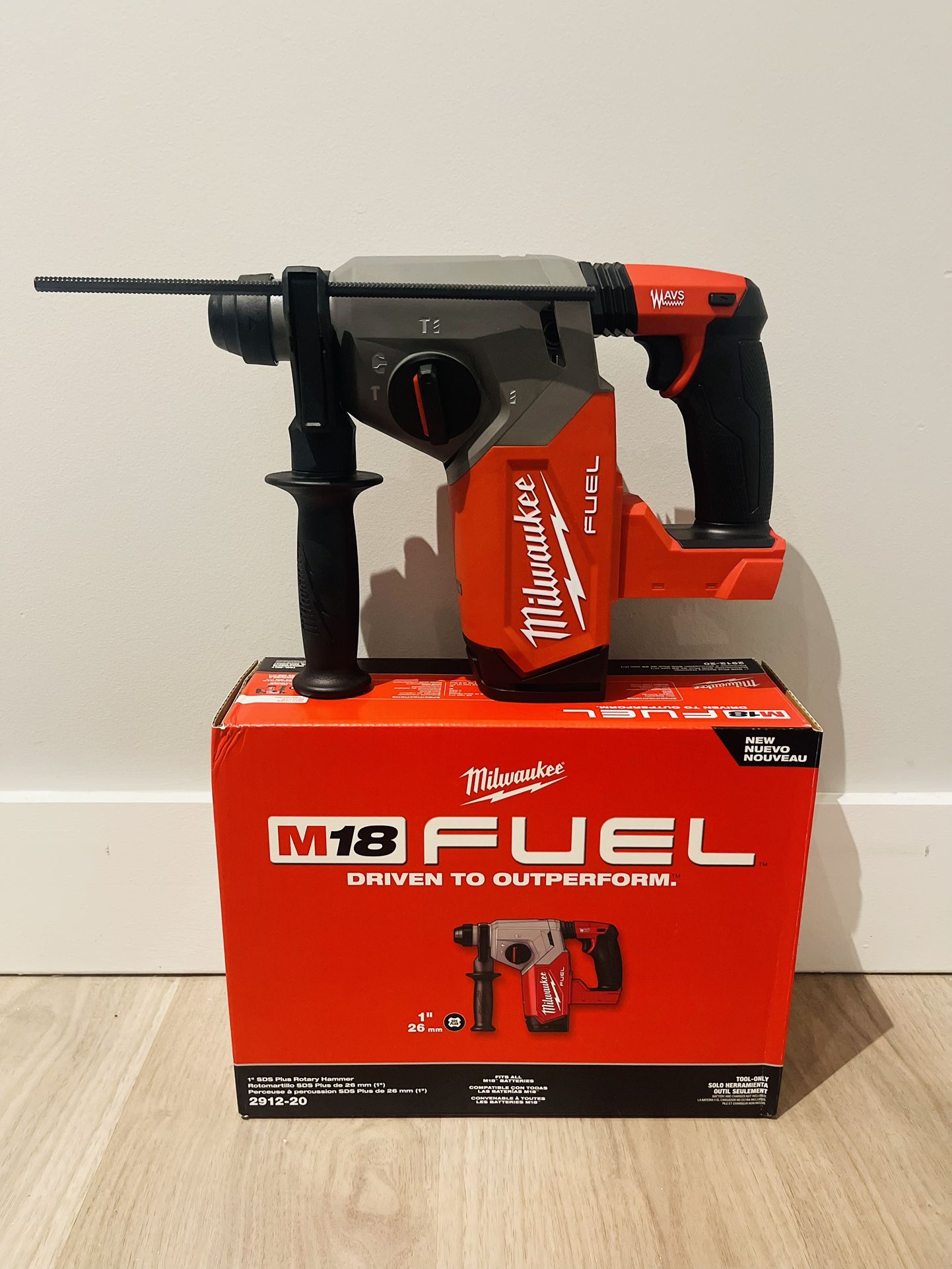 M18 FUEL 18V Lithium-Ion Brushless Cordless 1 in. SDS-Plus Rotary Hammer (Tool-Only)