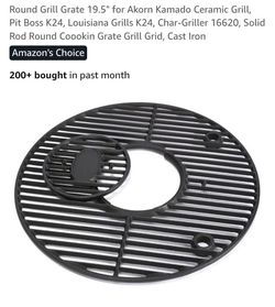 Round Grill Grate 19.5" Akorn Kamado Ceramic Grill