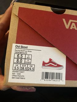 Red Old School Vans