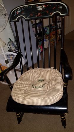 Rocker, hand painted