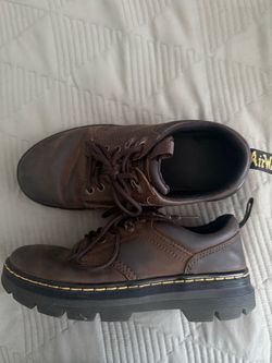 Dr. Martens Brown Leather Lace-Up Boots Size 7