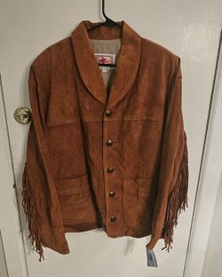 Vintage United States Postage Pony Express US Postal Suede Jacket