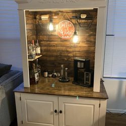 Custom Hutch Coffee Wine Beer Bar