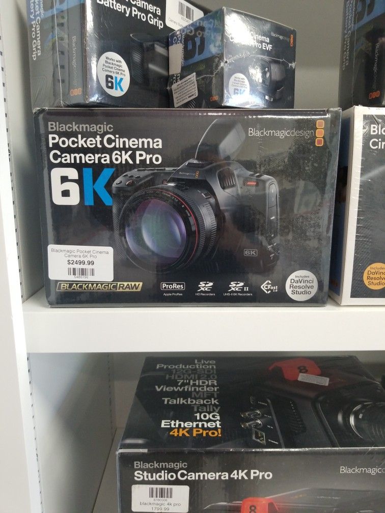 Blackmagic Pocket Cinema 6k Pro